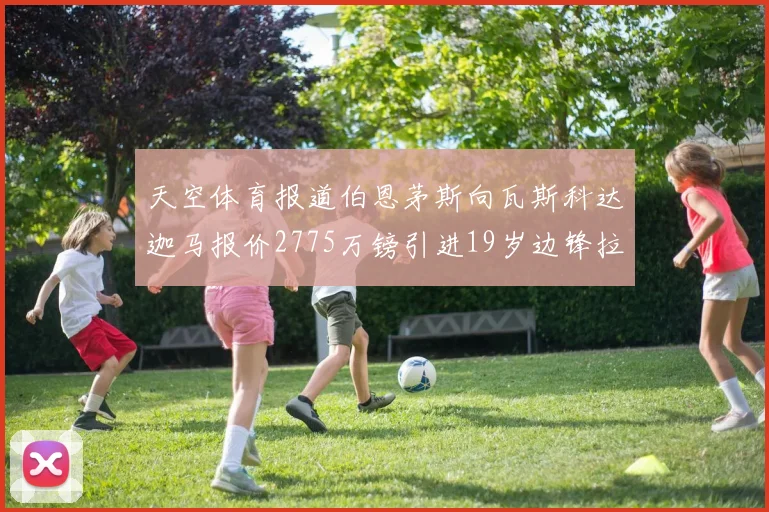 天空体育报道伯恩茅斯向瓦斯科达迦马报价2775万镑引进19岁边锋拉扬